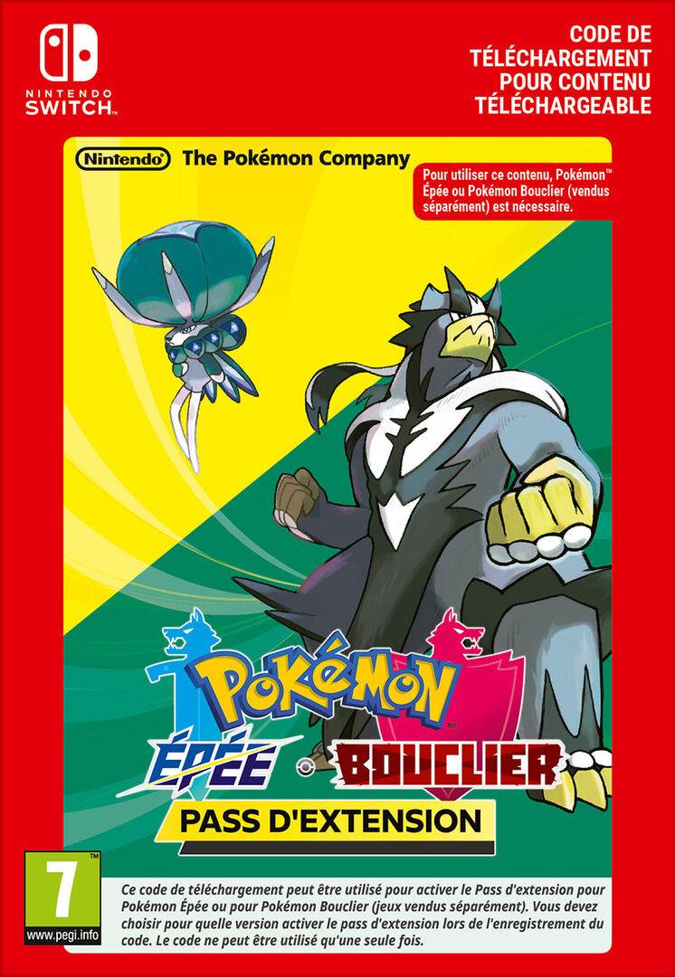 Pokemon Edition Ep&eacute;e Ou Edition Bouclier | Dlc -pass D'extension
